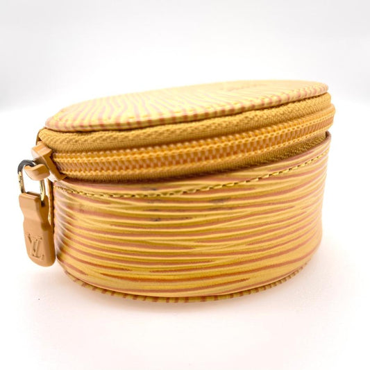 LOUIS VUITTON 正品复古 Epi 黄色珠宝盒 Bijoux 珠宝盒 M48229