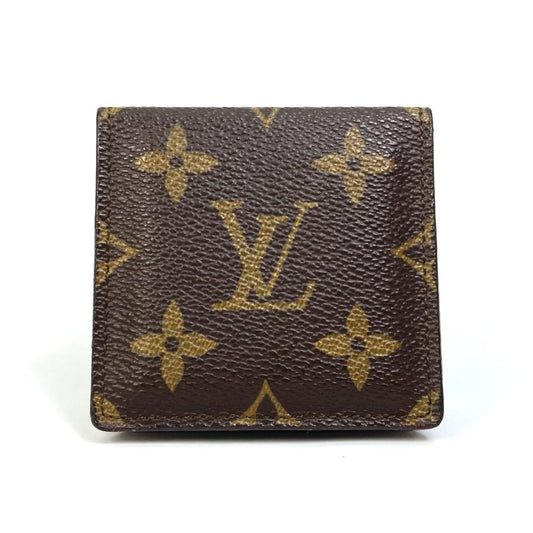 LOUIS VUITTON 正品复古 LV 字母组合计算器杂货字母组合帆布棕色