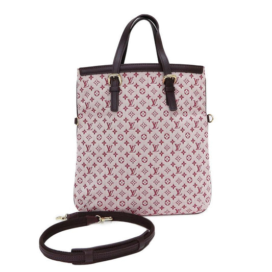 LOUIS VUITTON 正品复古 Fransoise 2WAY 单肩手提包斜挎包 Monogram Mini Cerise 粉色 M92210