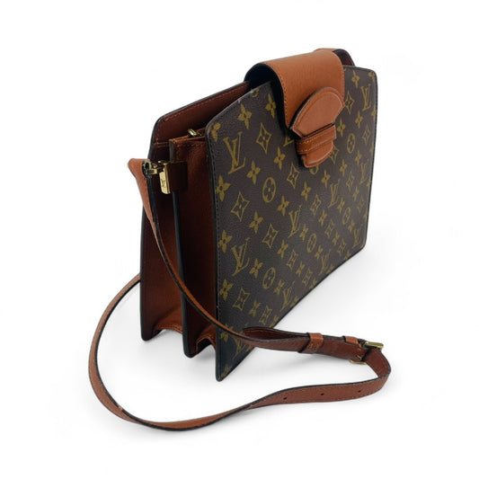 LOIUS VUITTON Monogram Courcelles Shoulder Bag M51375