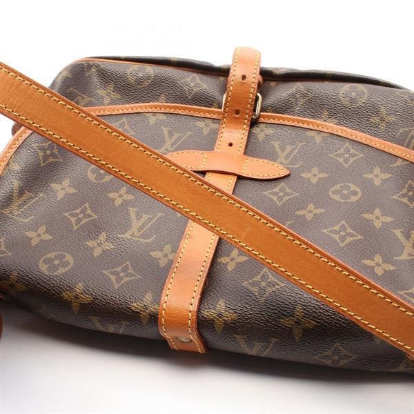 LOUIS VUITTON Monogram Saumur MM Shoulder Bag M40710