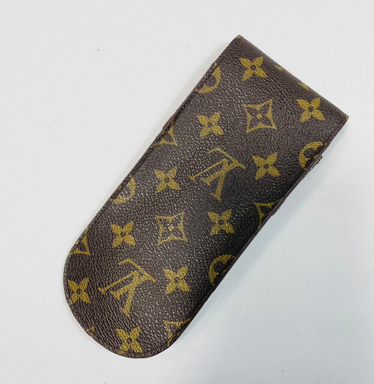 路易威登正品复古玻璃盒 Etui lunettes rabat Monogram M62970