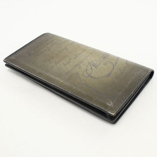 Berluti Santal Flap Long Wallet Purse folio / Venetian leather Men