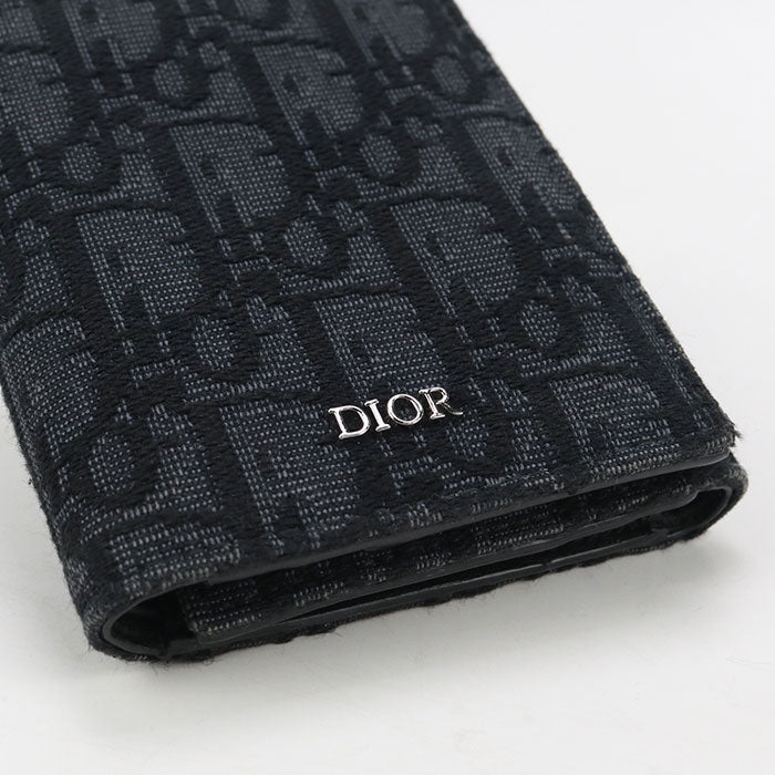 DIOR Oblique 2ESBH081YSE Tri-fold wallet / Jacquard Men