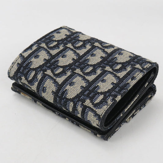 Dior Tri-fold wallet Dior Oblique Three fold wallet Jacquard Women's