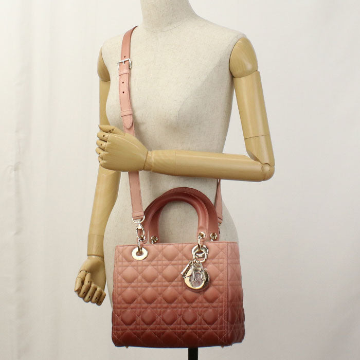 DIOR medium Lady DIOR Handbag lambskin Women