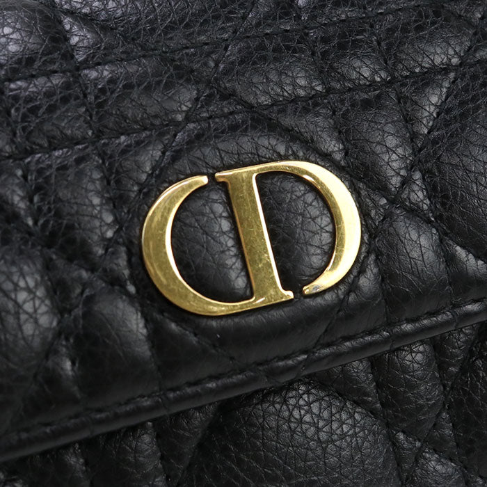 DIOR Orchid Long Wallet DIOR Caro S5039 UWHC M900 Long wallet with double fold coin purse Calfskin Women