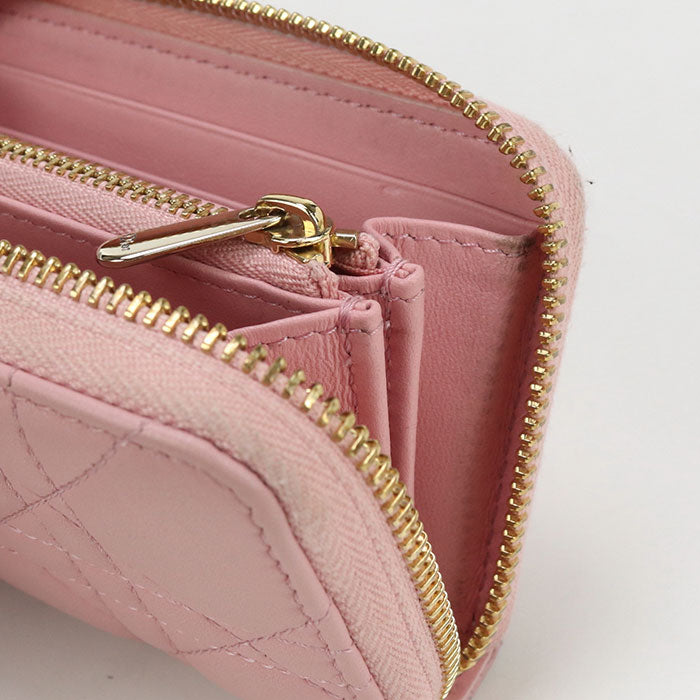 DIOR Zip coin case small Lady DIOR S0985 ONMJ Coin Pocket leather Women