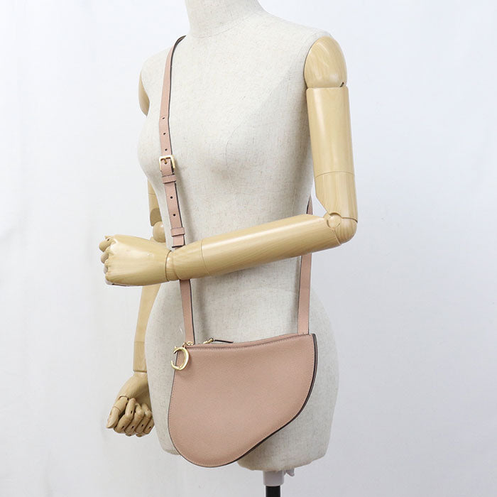 DIOR Trio Shoulder bag saddle Diagonal shoulder bag leather Women