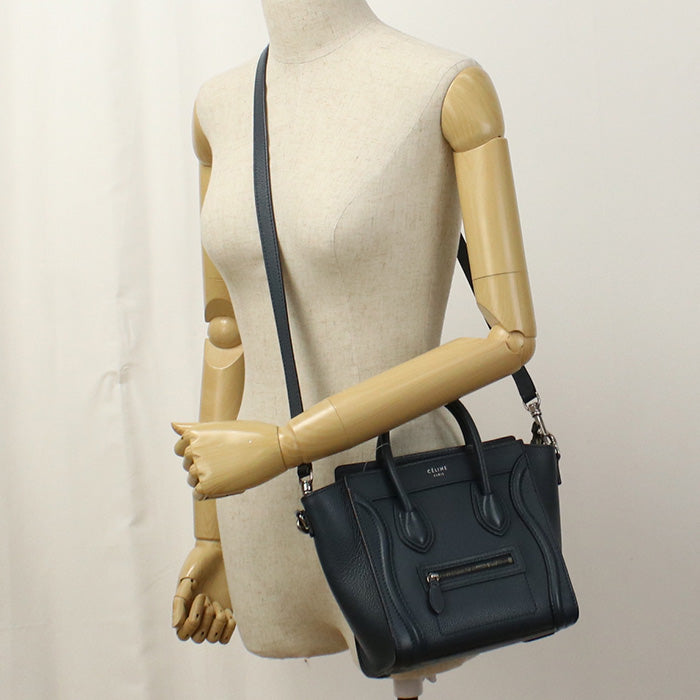CELINE Luggage nano Handbag leather Women