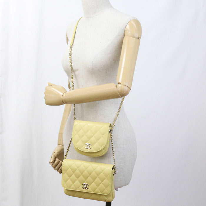 CHANEL Chain Matrasse Shoulder bag / lambskin 28034267 Women