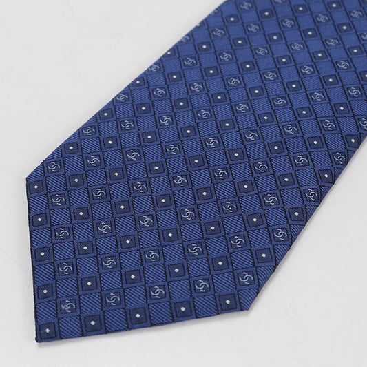 CHANEL tie/100% silk Men's