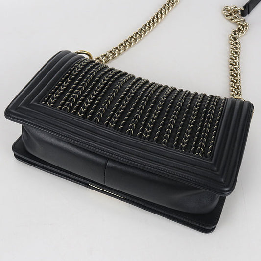 CHANEL Chain Shoulder bag Boy chanel Diagonal Shoulder bag lambskin 27560398 Women