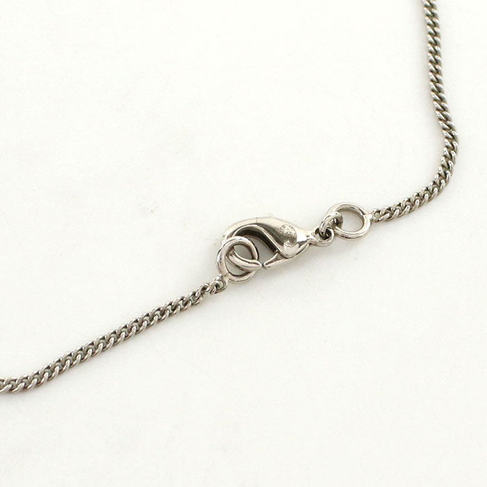 CHANEL Rhinestone COCO Mark Necklace metal Women