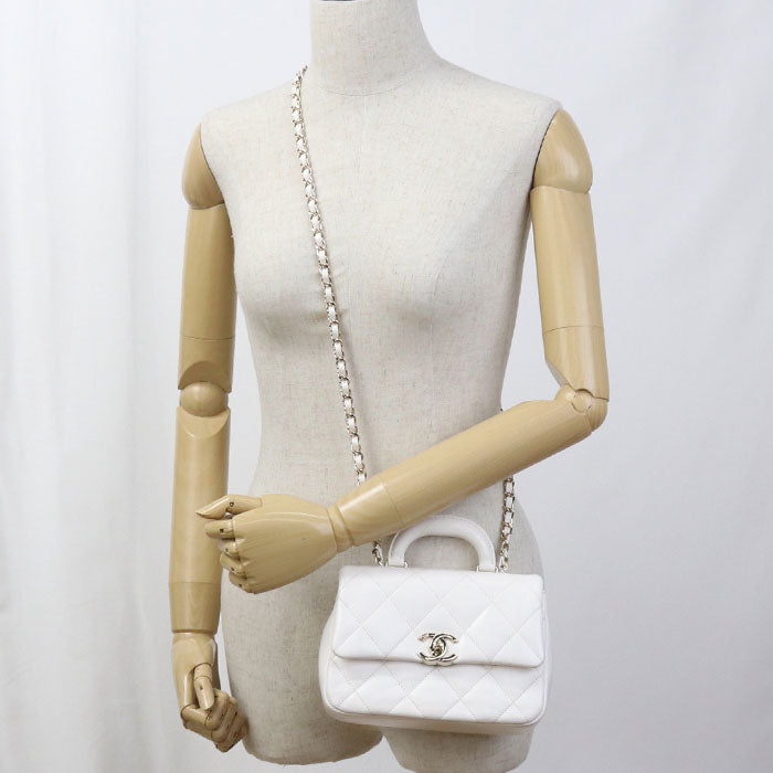 CHANEL 2WAY Matrasse Handbag lambskin G8A80HTJ Women