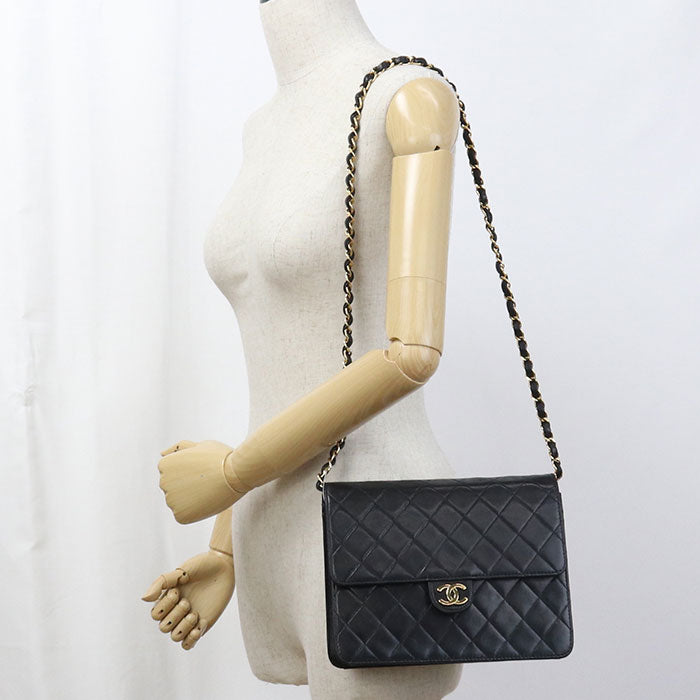 CHANEL Chain Matrasse Shoulder bag lambskin 4927363 Women