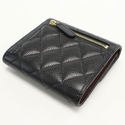 CHANEL Small flap wallet Matrasse 26920077 Three fold wallet / caviar Women
