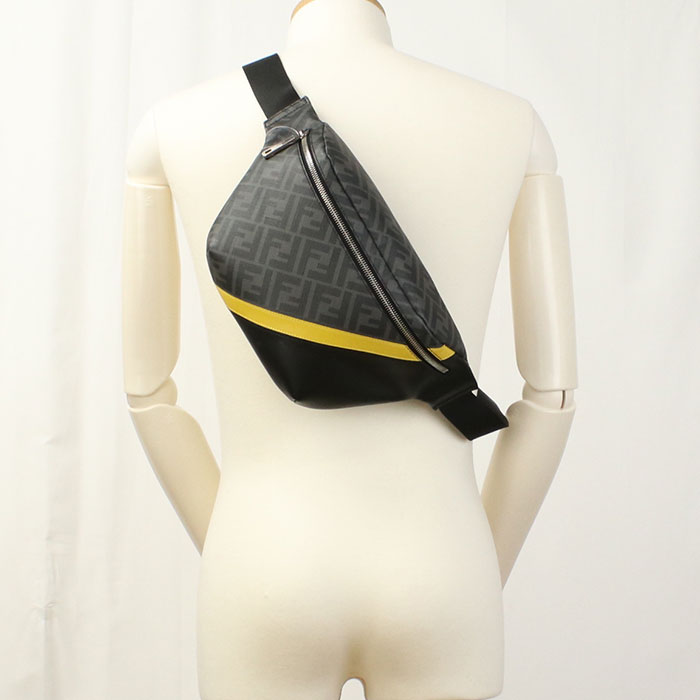FENDI Belt bag Diagonal FE92976 body bag PVC / Belt bag Men