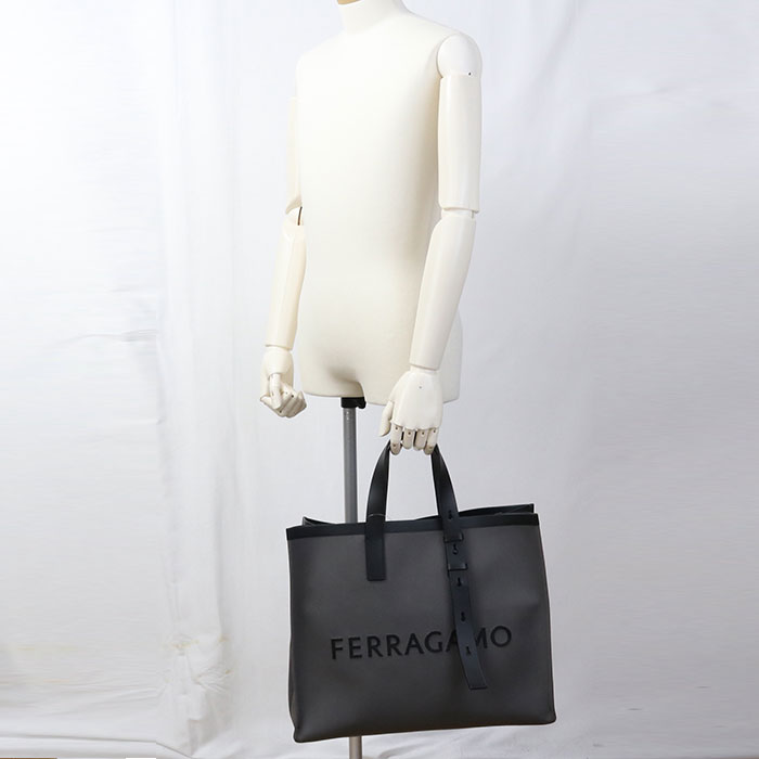 FERRAGAMO logo 24 1298 Tote bag canvas Men