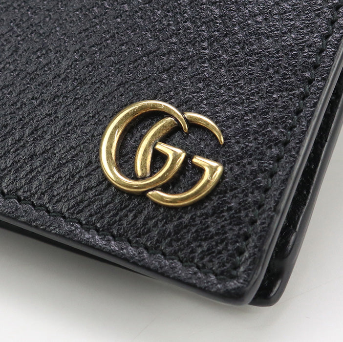 GUCCI Long wallet Double G GU88947 Long wallet with double fold coin purse leather / Long wallet Men