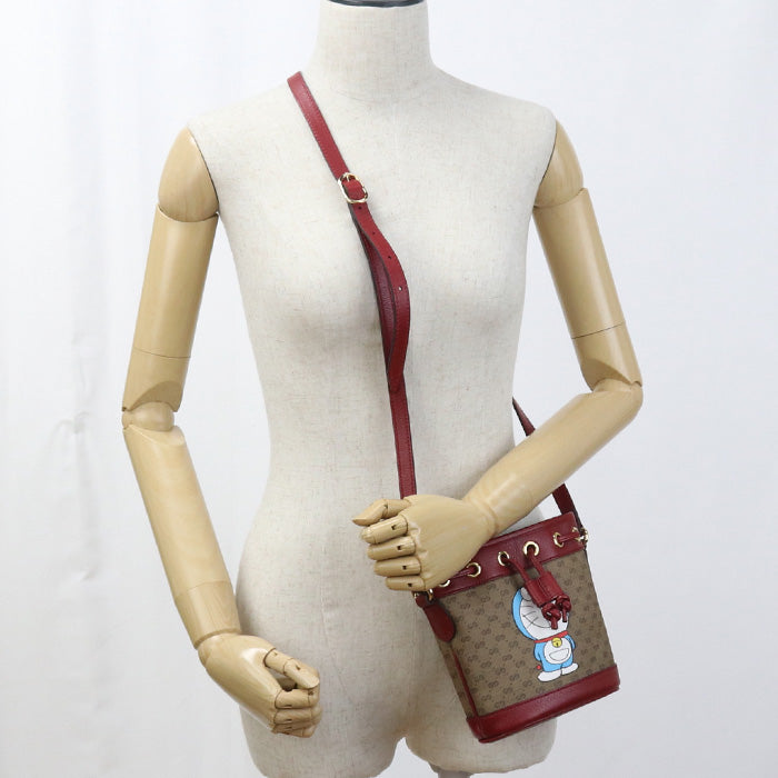 GUCCI Doraemon Micro GG 647801 Diagonal shoulder bag PVC / leather Women