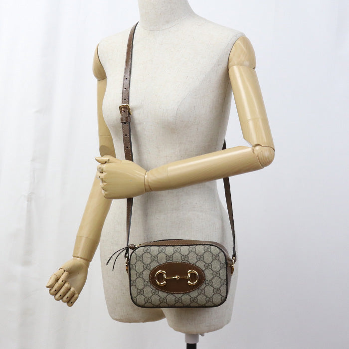 GUCCI Small camera bag Horsebit 1955 GU94379 Shoulder bag GG Supreme / Small camera bag Women