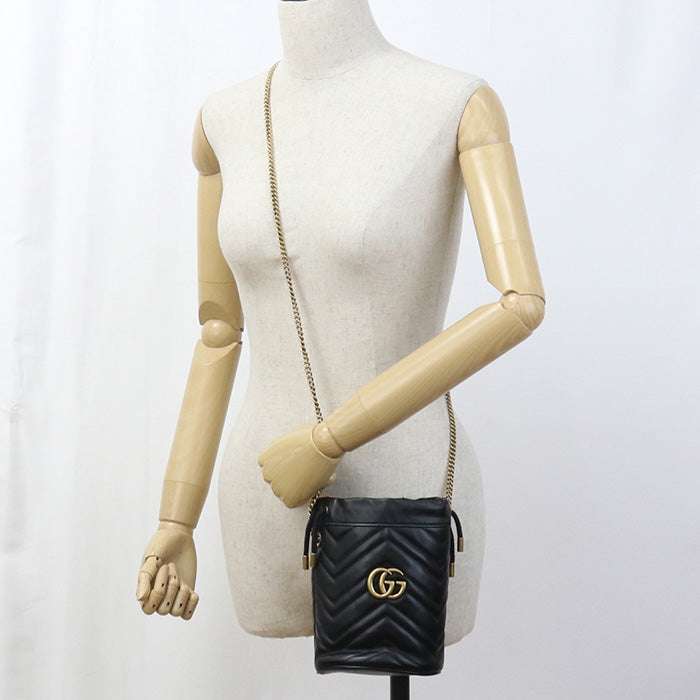 GUCCI Small bucket bag GG Marmont GU94713 Shoulder bag / Small bucket bag Women