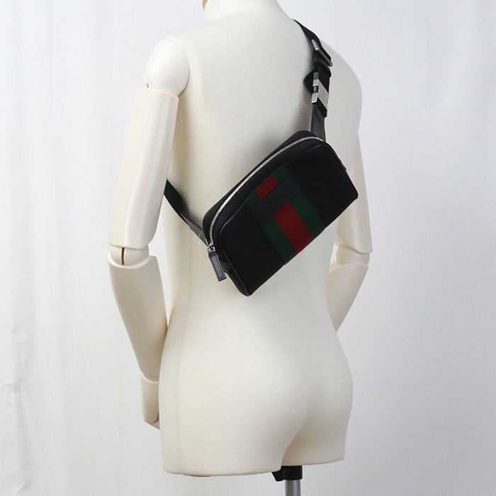 GUCCI Belt bag Sherry line 630919 body bag canvas Men