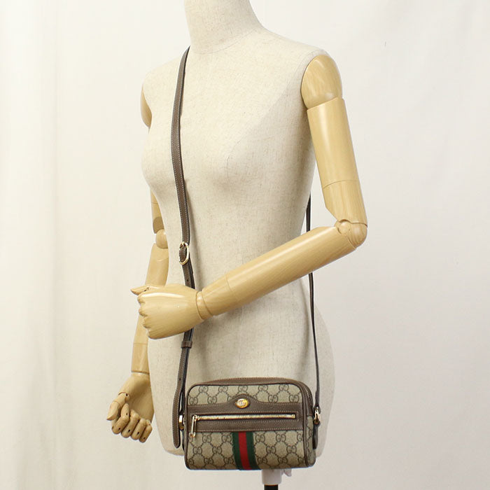 GUCCI Mini bag Ofidia 517350 Diagonal shoulder bag PVC / leather Women