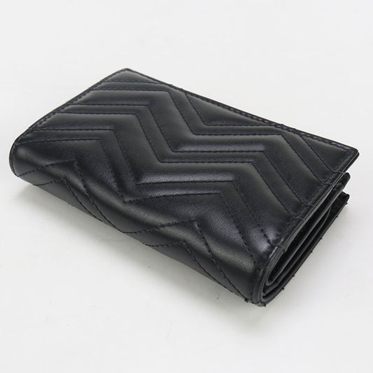 GUCCI Card Case wallet Double G 781583 Folded wallet / Quilted leather Women