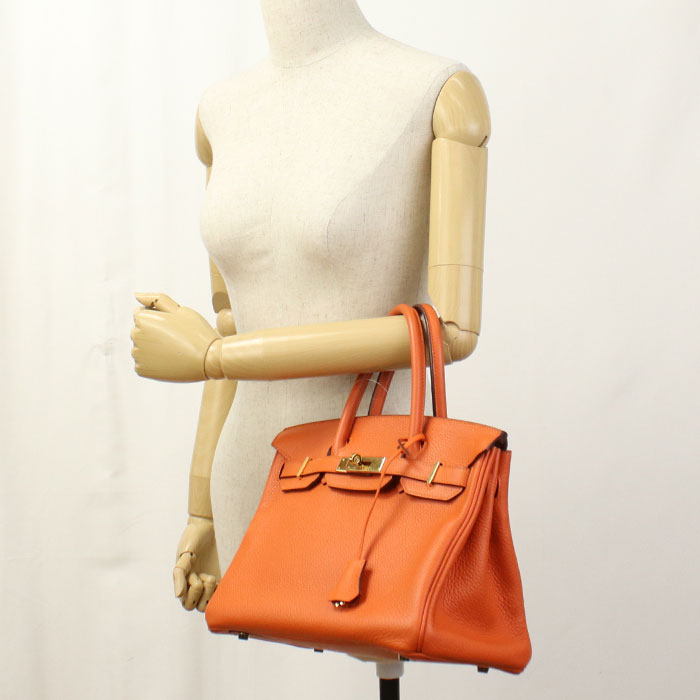 HERMES Birkin 30 Handbag Togo Women