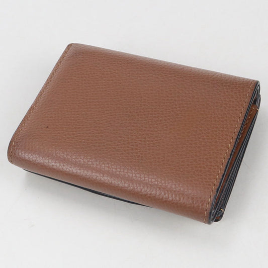 LOEWE Trifold wallet anagram Tri-fold wallet Calfskin Women's