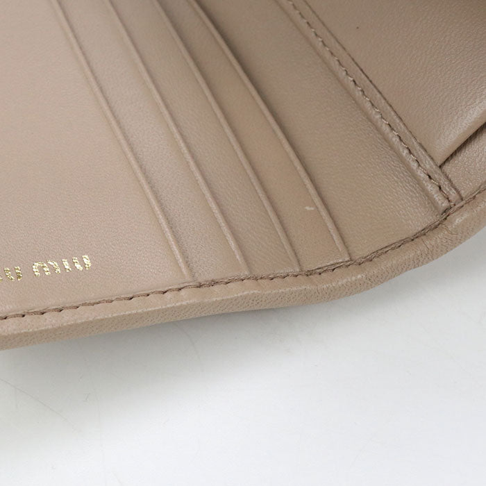 MIUMIU Materasse 5MH016 Tri-fold wallet / lambskin Women