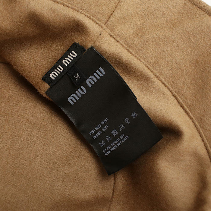 MIUMIU Bucket hat 5HC196 2CP1 hat / Camel 100% Unisex