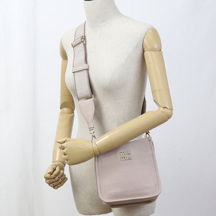MIUMIU Vitterodino 5BC137 Diagonal shoulder bag leather Women