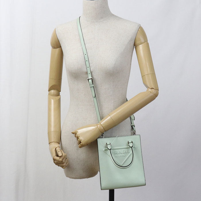 PRADA 2WAY handbag 1BA333 Handbag leather Women