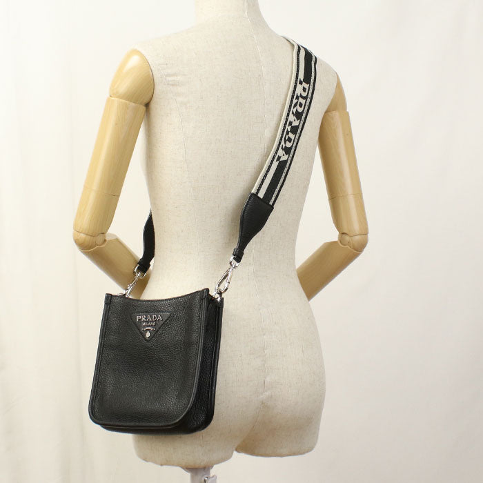 PRADA mini Vitello Dino Soft Leather 1BH191 2DKV F0002 Shoulder bag leather Women