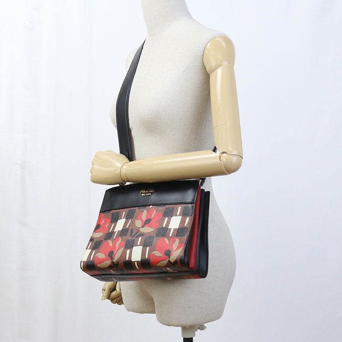 PRADA Shoulder bag Bibliotheque PR85564 Shoulder bag leather / Shoulder bag Women