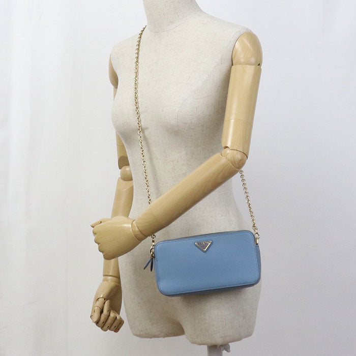 PRADA Chain Safiano leather PR91703 Shoulder bag leather / Chain Shoulder bag Women