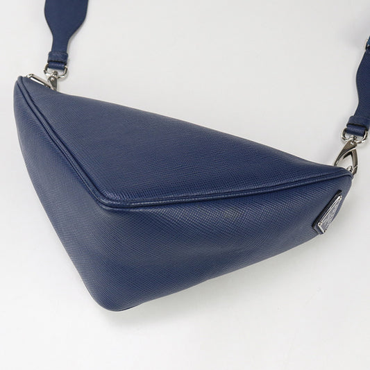 PRADA Triangle 2VH155 Diagonal shoulder bag leather Men