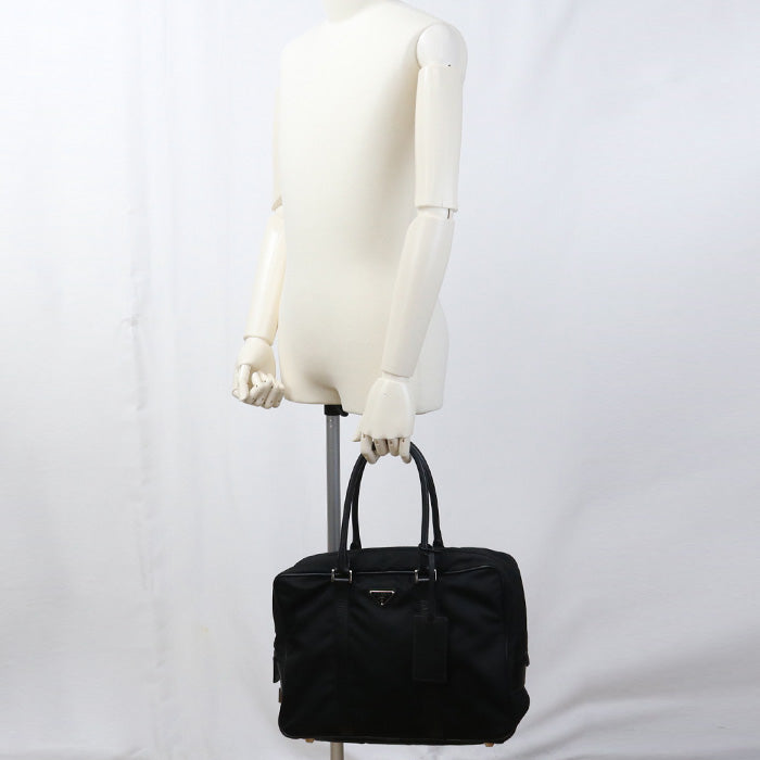 PRADA Business bag VA0702 Briefcase Nylon / Safiano leather Men