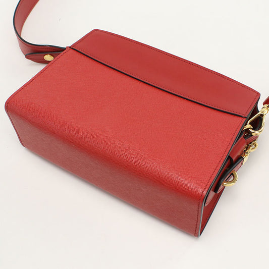 PRADA Safiano leather 1BH043 Diagonal shoulder bag leather Women