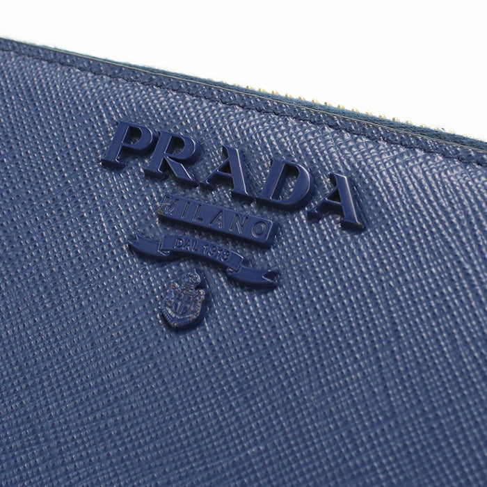 PRADA zip around long wallet PurseZip Around leather Men