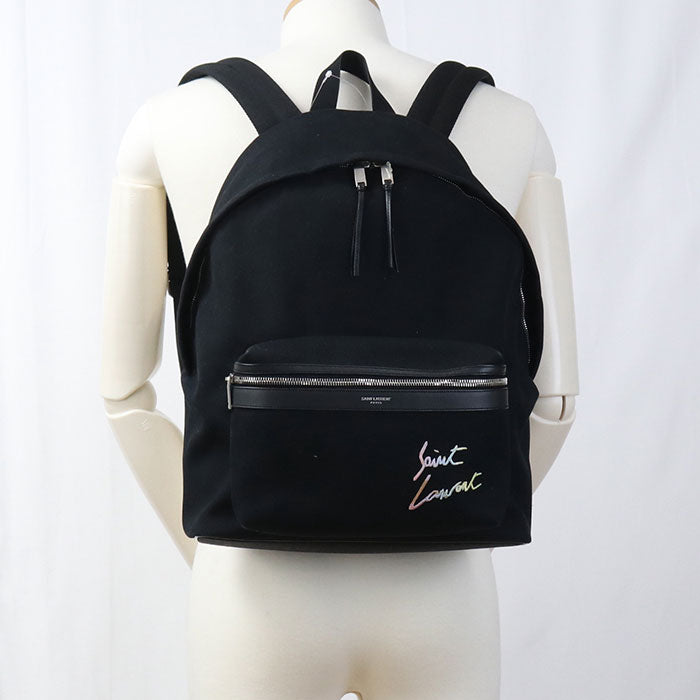 SAINT LAURENT Backpack City 534968 Backpack canvas Men's
