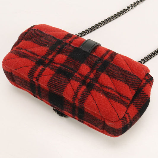 SAINT LAURENT Chain Shoulder bag SL95717 Shoulder bag wool / Chain Shoulder bag Women