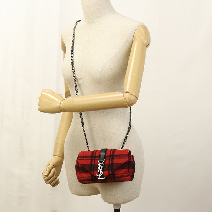 SAINT LAURENT Chain Shoulder bag SL95717 Shoulder bag wool / Chain Shoulder bag Women