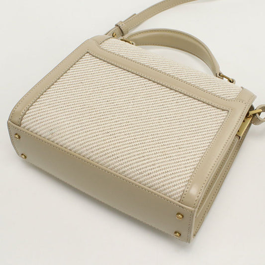 SAINT LAURENT 2WAY Cassandra 623930 Handbag canvas / leather Women