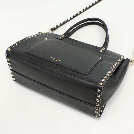 Valentino 2WAY Rock studs Tote bag leather Women