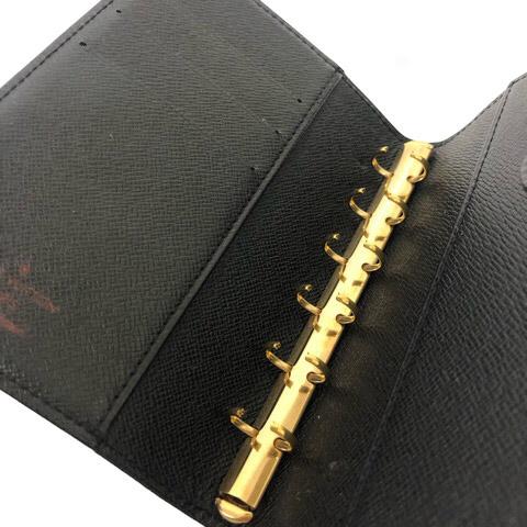 LOUIS VUITTON Authentic Vintage R20052 Agenda PM Epi Black