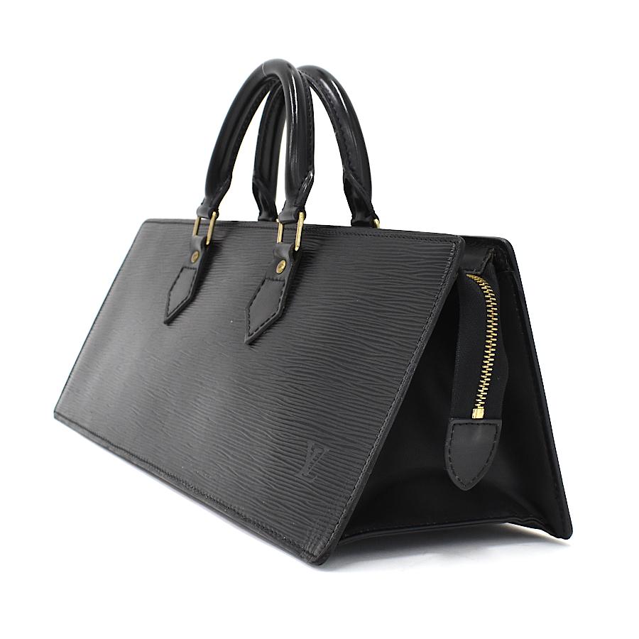 LOUIS VUITTON Authentic Vintage Sac Triangle Handbag M52092 Epi Black